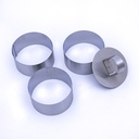 Molde de metal 3pc redondo