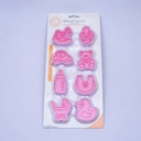 Molde para galleta diseño surtido 8pc