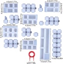 Molde de silicona para teclado