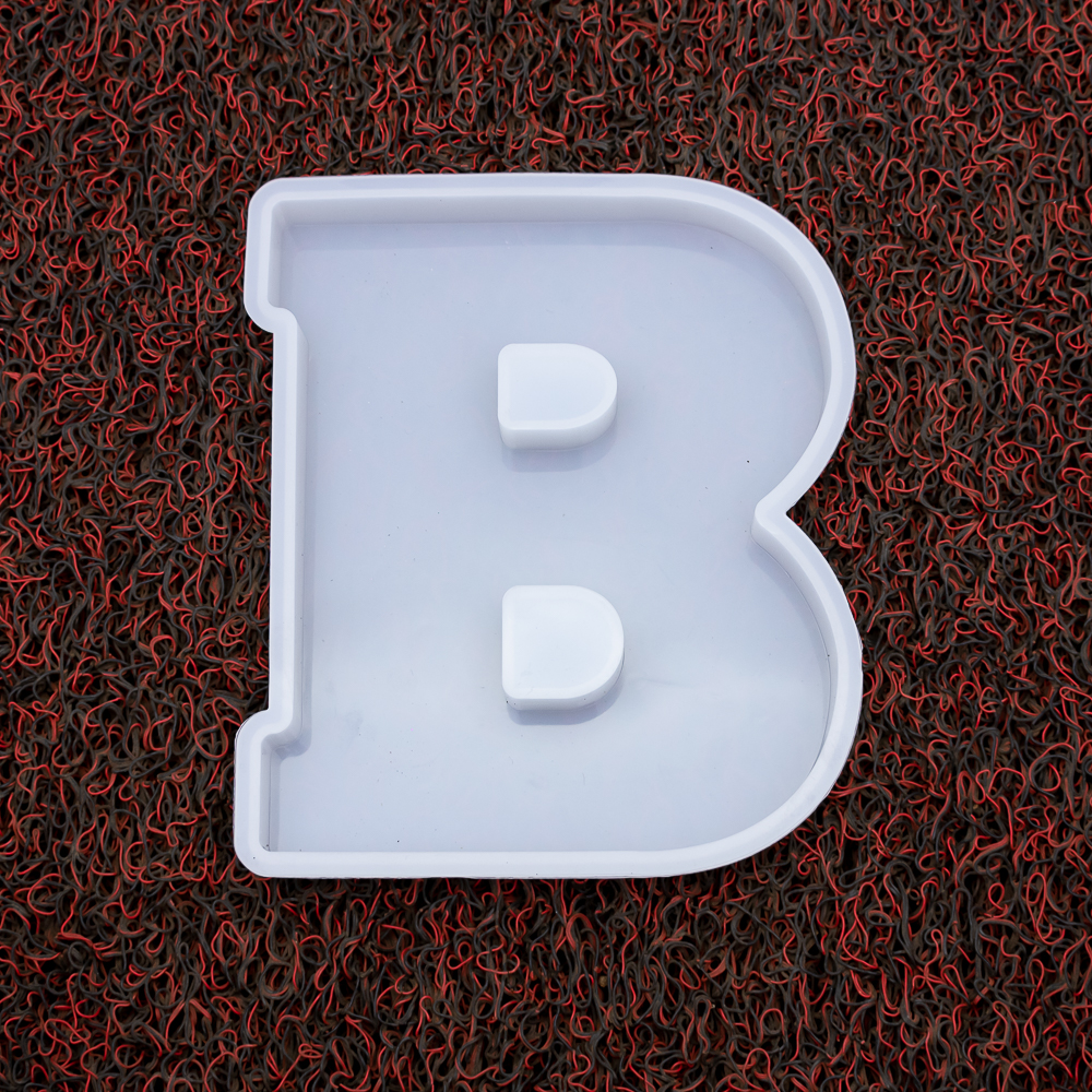 Molde de silicona letra B 180mm*145mm