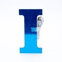 Letra decorativa con luz led