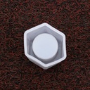 Molde de silicona pote hexagonal 8.4*9.6*8.4cm