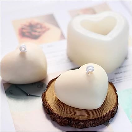Molde de silicona diseño corazón 40*50mm