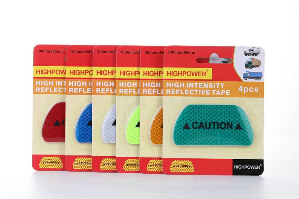 Cinta reflectiva impermeable “CAUTION” 4ud