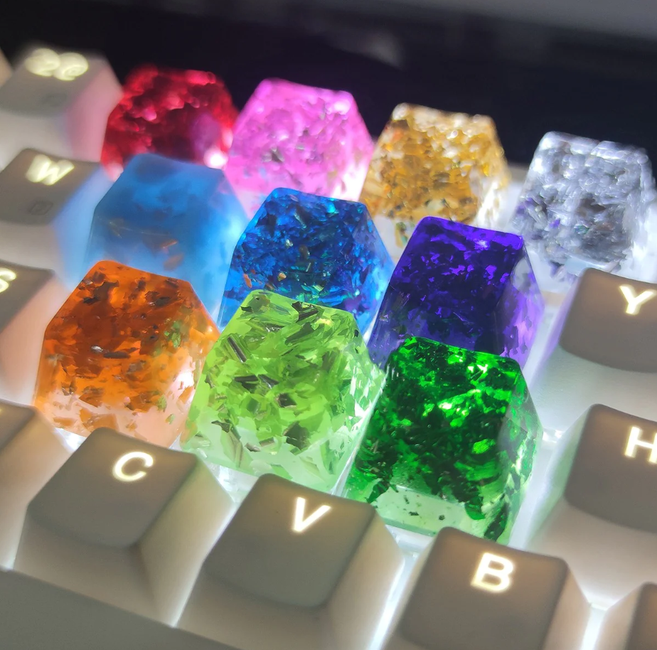Molde de silicona para teclado mechanico