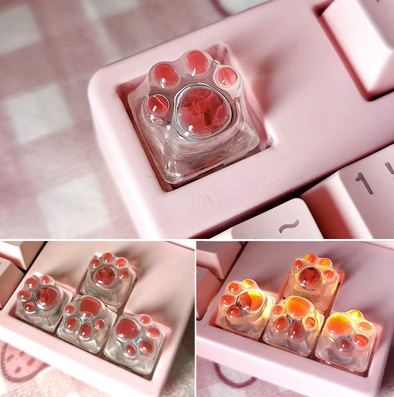 Molde de silicona para teclado mechanico