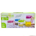 Condiméntero 4 pc de vidrio