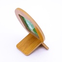 Espejo de madera redondo 20*15cm