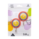 Ganchitos con adhesivos diseño infantil 3.0 KG 2pc