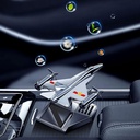Fragancia solar para auto, diseño avion cromado