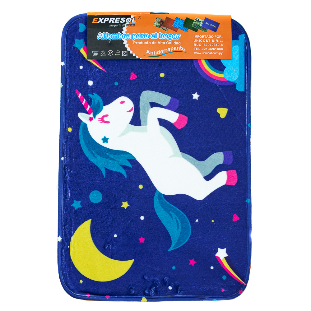 Alfombra con diseños unicornio 40*60cm