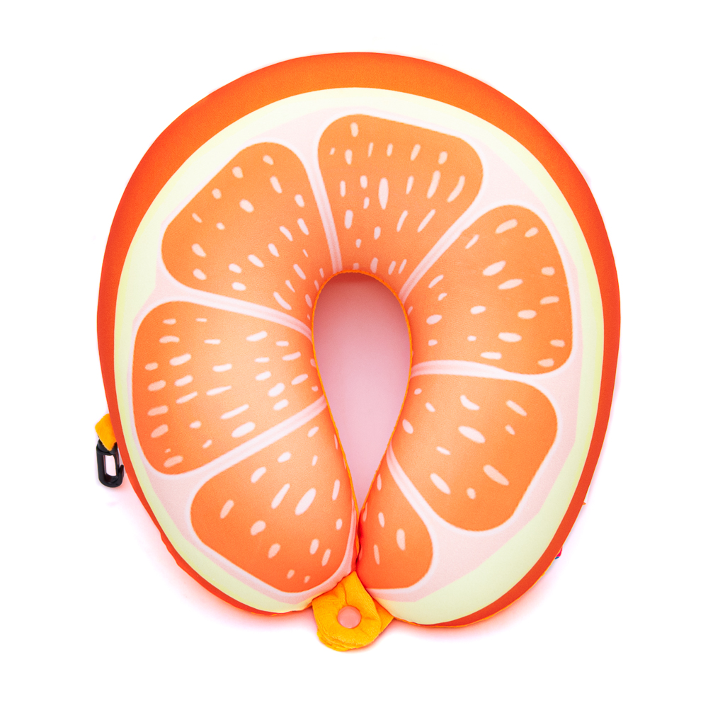 Almohada para cuello con diseño de frutas