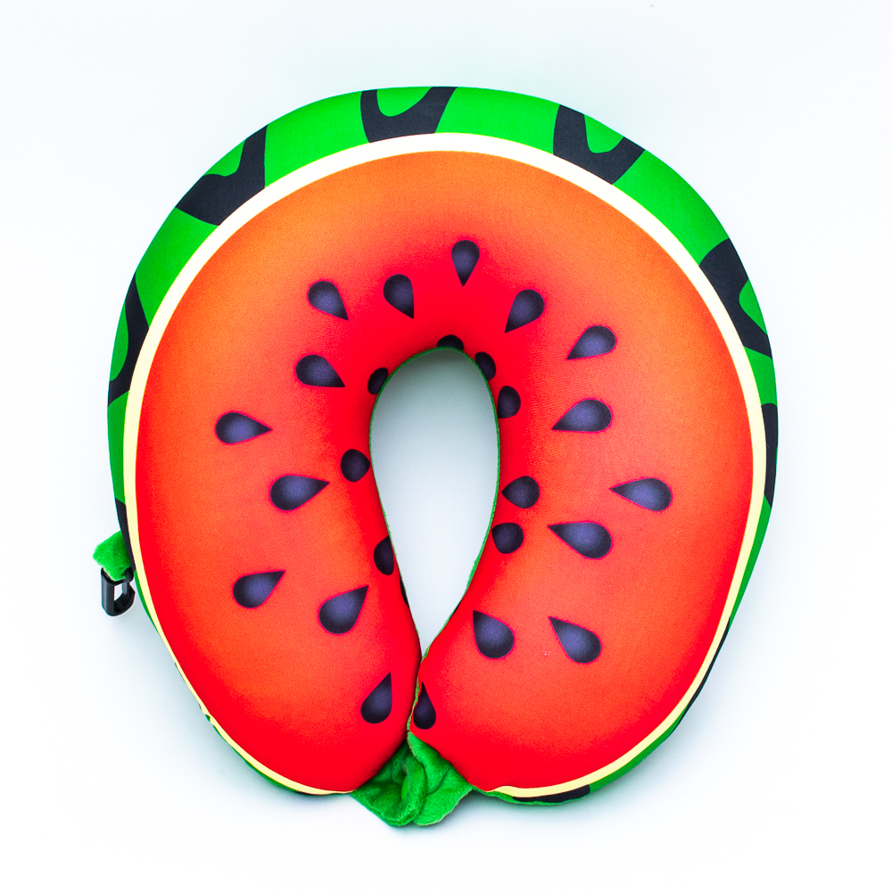 Almohada para cuello con diseño de frutas