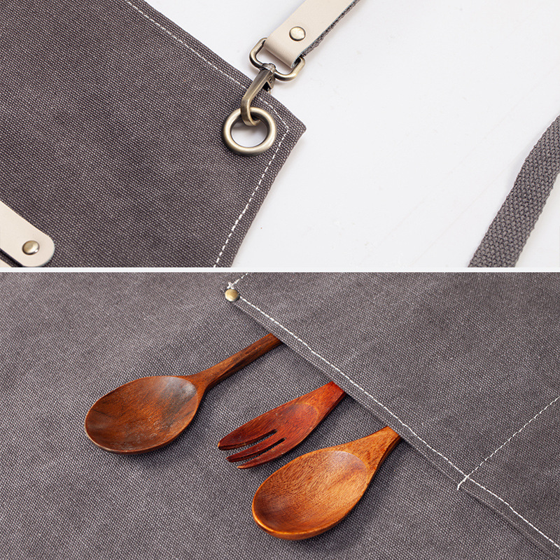 Delantal retro tela de vaquero 60*75