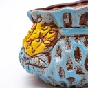 Maceta diseño rustico 15*16.5cm