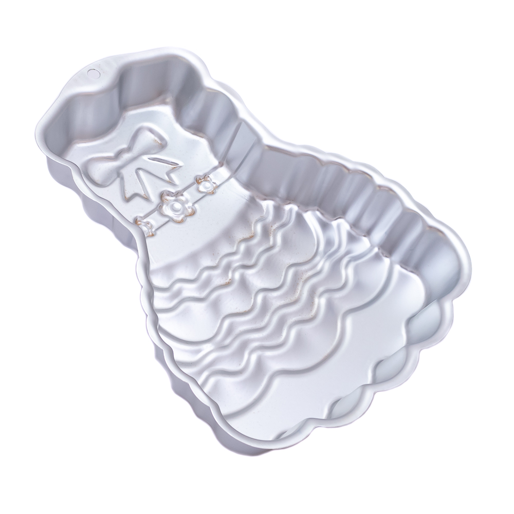 Molde para torta diseño vestido