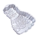 Molde para torta diseño vestido