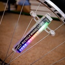 Luces led grafica para rueda de bicicleta