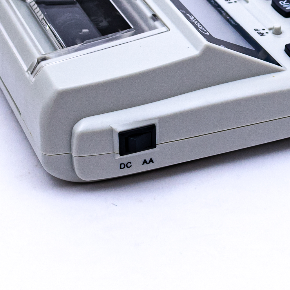 Calculadora empresarial con papel