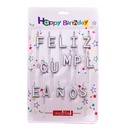 Vela de feliz cumpleaños