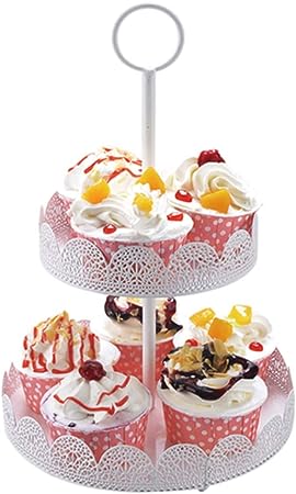 Estante para torta de 2 pisos