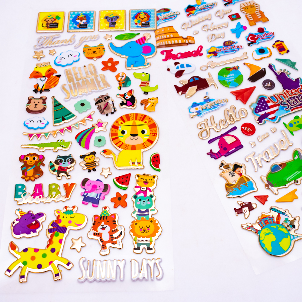 Sticker 3D diseño infantiles