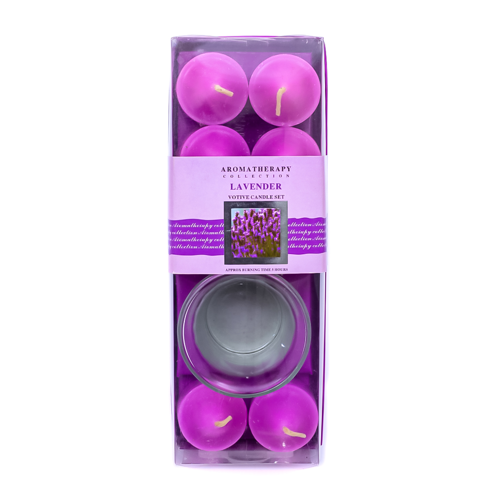 Velas para aromaterapia con porta vela
