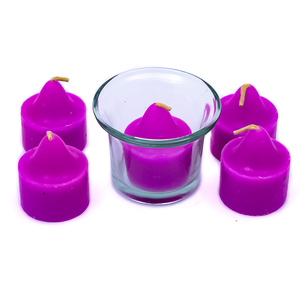 Velas para aromaterapia con porta vela