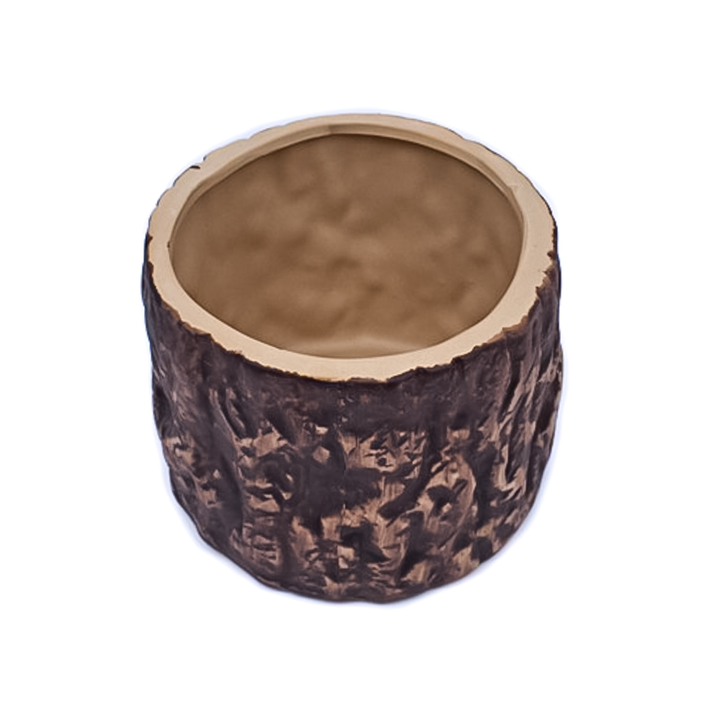 Maceta diseño tronco 13*14cm