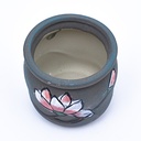 Maceta con diseños de flores 8*8cm
