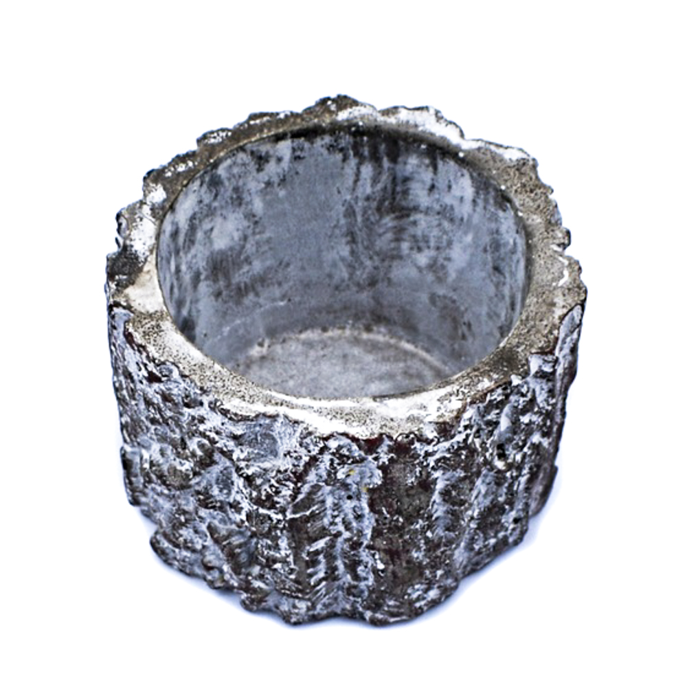 Maceta de cerámica diseño rama