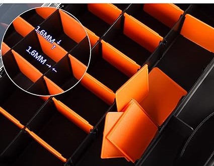 Caja de almacenamiento de 17 compartimientos