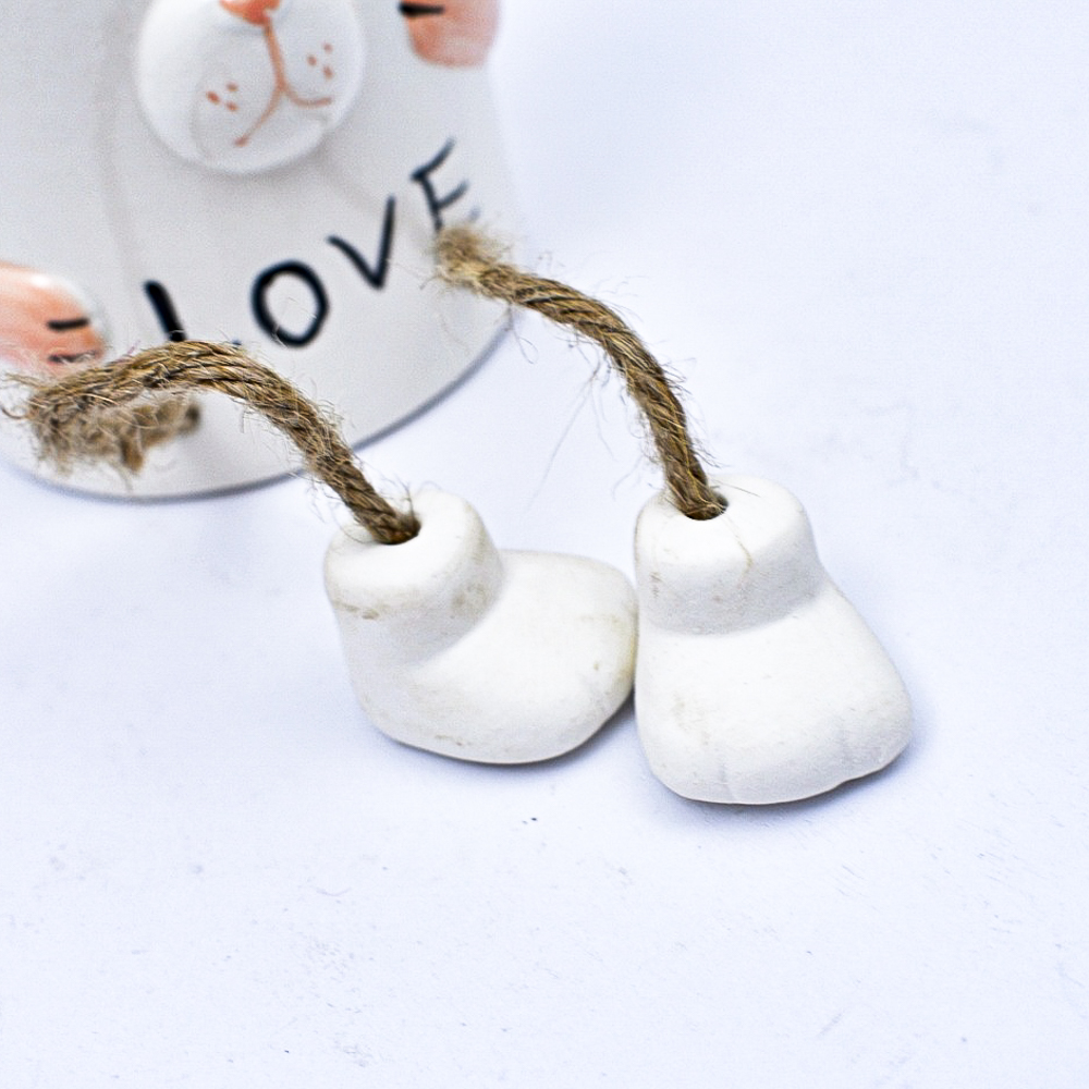 Maceta diseño oso con patitas 7.7*8cm