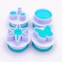Molde para galletas 2pc