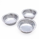 Molde para tortita de aluminio 150pc