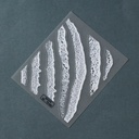 Sticker para uñas olas blancas