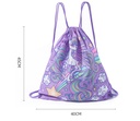Mochila con cordon diseño colorido