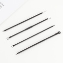 Set de extractor de puntos negro 4pc