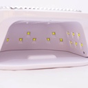 Lampara uv 36-LED 2N1 con temporizador 80w
