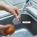 Ducha regulable para grifo (celeste)