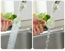 Ducha regulable para grifo (celeste)