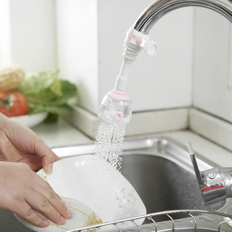 Ducha regulable para grifo (celeste)