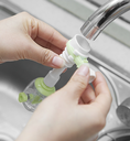 Ducha regulable para grifo (celeste)