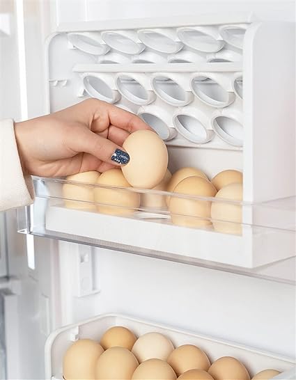 Caja porta huevo 30 cavidades blanco
