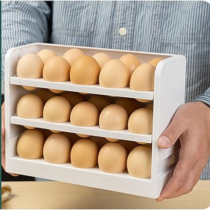 Caja porta huevo 30 cavidades blanco