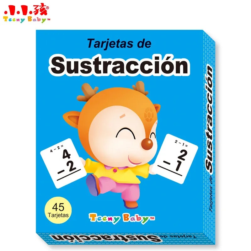 Tarjetas de matematicas 45 piezas
