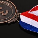 Medalla metalica (1,2 y 3 puesto) 6.5*5cm