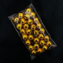 Campana de cobre dorado 18mm 30 piezas