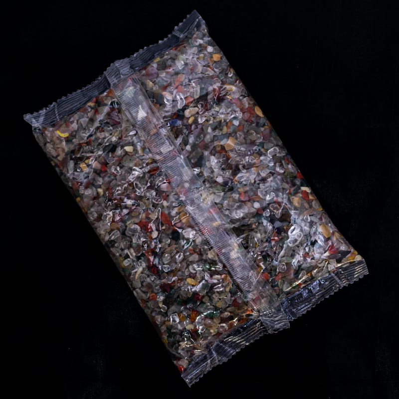 Piedra de vidrio mix 450g 5-7mm