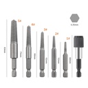 Juego de extractores 5 piezas WYNNS
